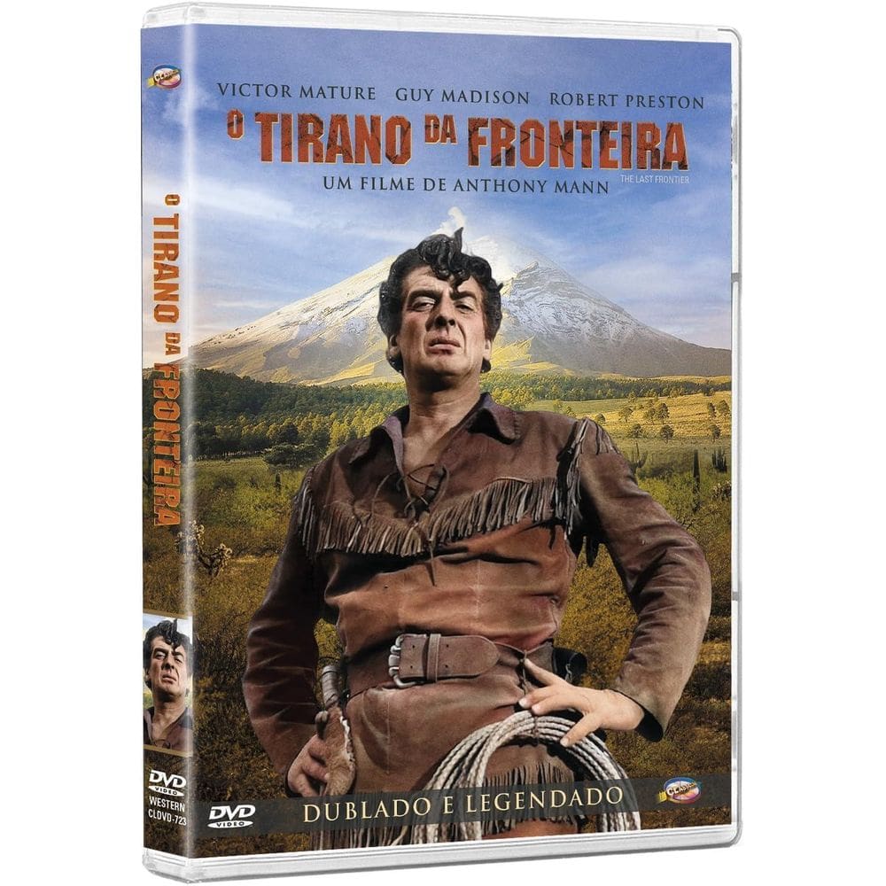 Dvd O Tirano Da Fronteira - Anthony Mann - Dublado