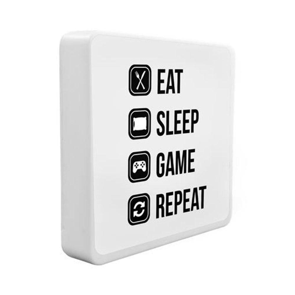 Luminária Box Slim Usb: Iluminação Difusa Para Decoração E Leitura Confortável