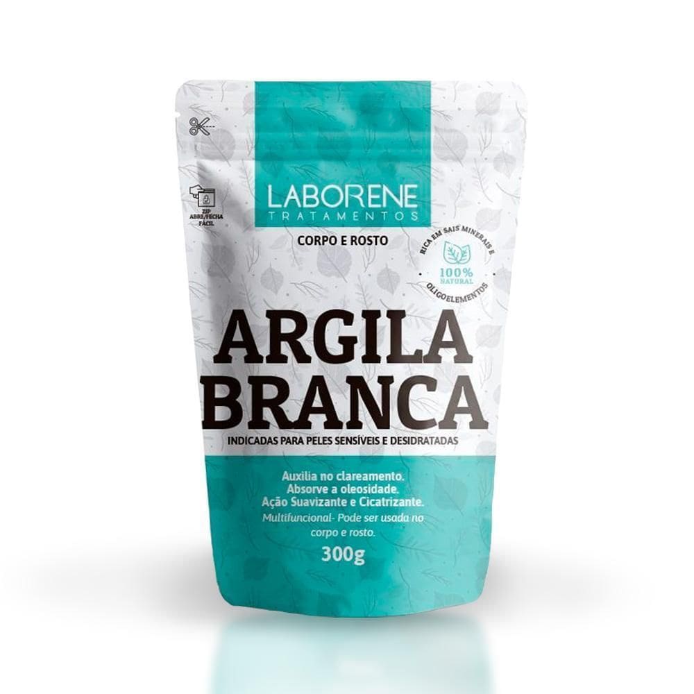 Laborene - 02 Sachê Argila Em Pó - Branca 300G