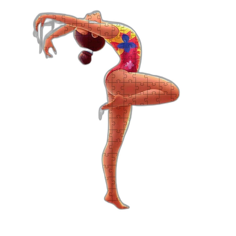 Quebra-Cabeça Infantil Ginástica Olímpica 300 Peças Mdf