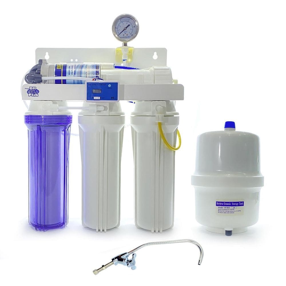 Filtro Osmose Reversa Automatizado Completo Tds E Manômetro