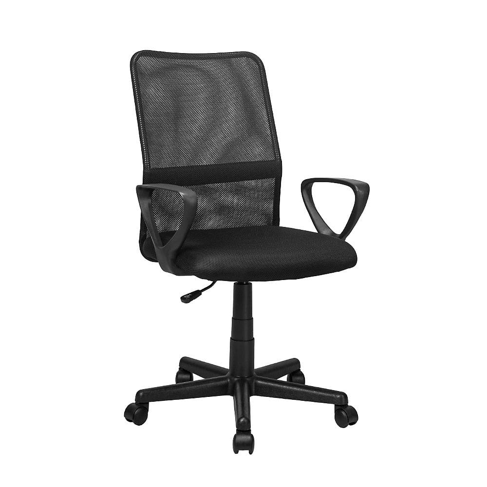 Cadeira Executiva Mesh Giratoria Preta - MAXOFFICE