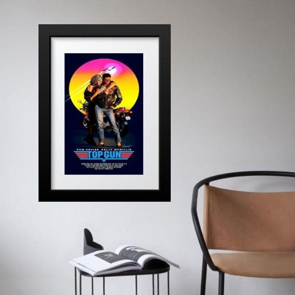 Quadro Poster Filme Top Gun - 60X48Cm
