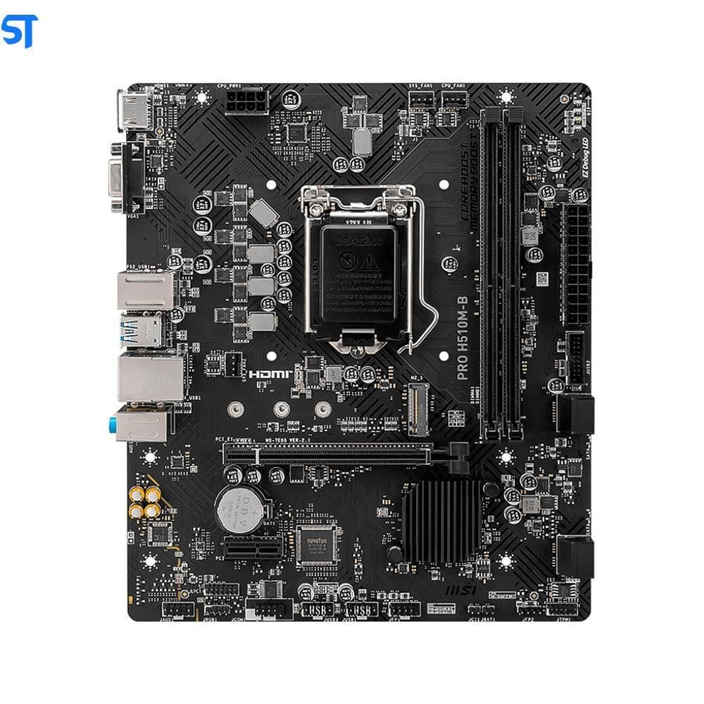Placa Mãe Msi Pro H510M-B Socket Lga 1200 / Vga / Ddr4