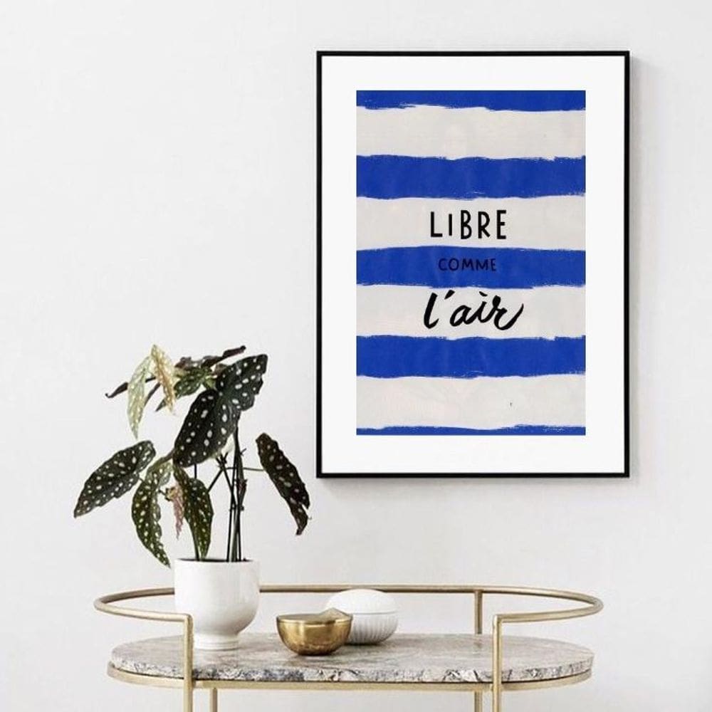 Quadro Livre Como O Ar - 60X48Cm