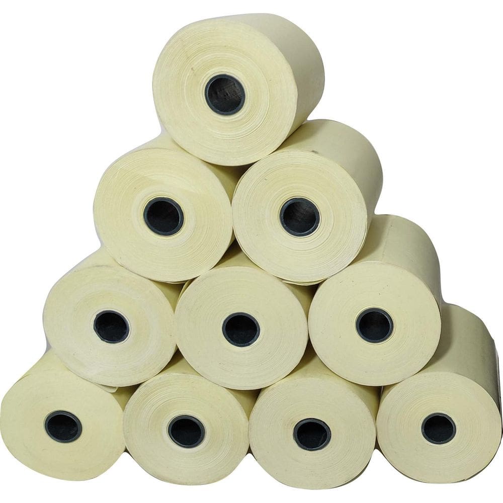 Bobina Térmica 80x40 PDV 30 Bobinas 80mm x 40m Amarela 48g