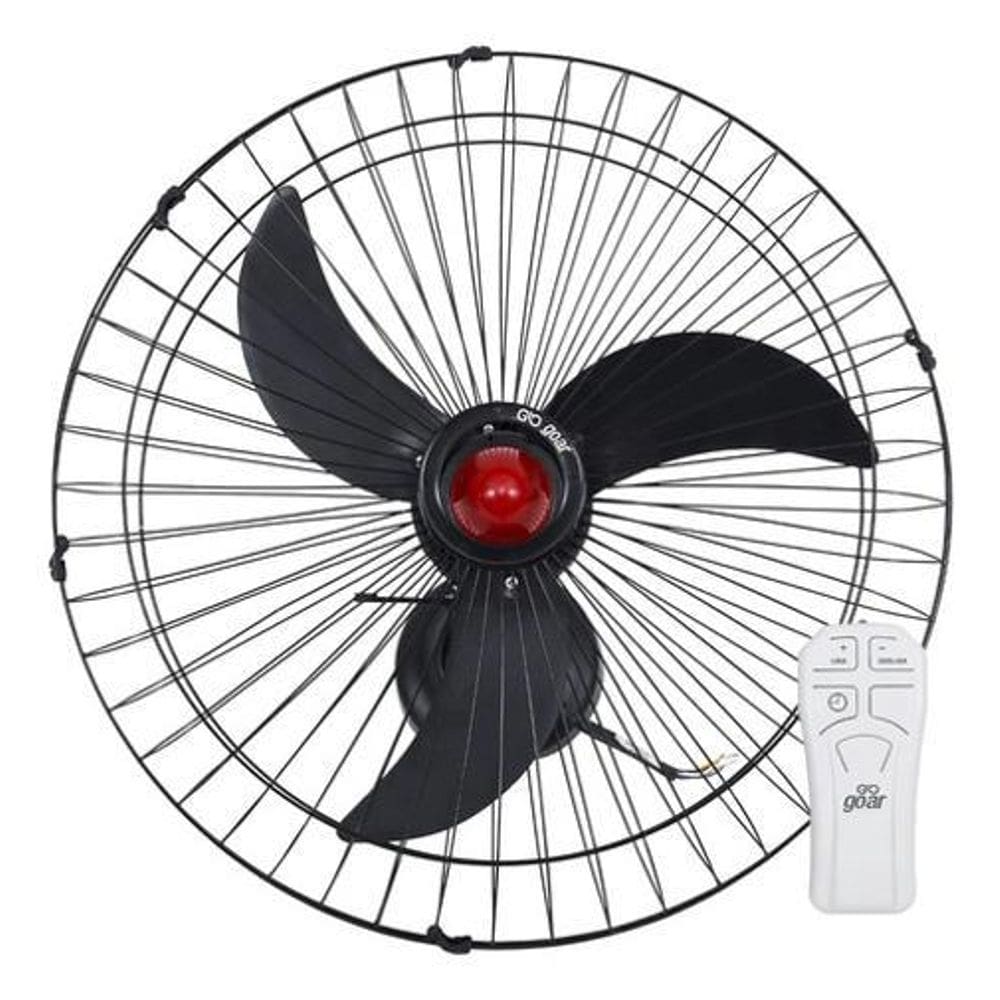 Ventilador de Parede Goar 70cm 3 Pás V70PPRRBC - Preto