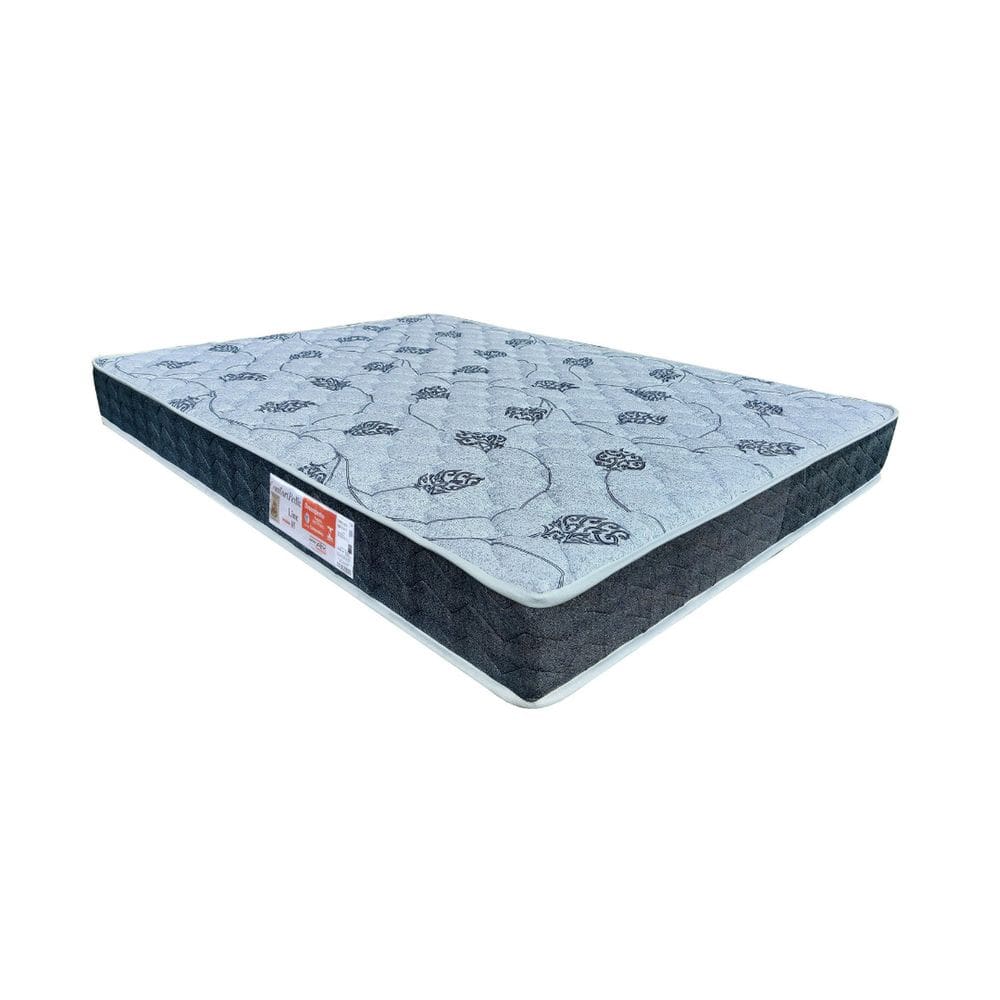 Colchão Queen Espuma D45 30x158cm Comfortpedic Line Cinza/Estampado