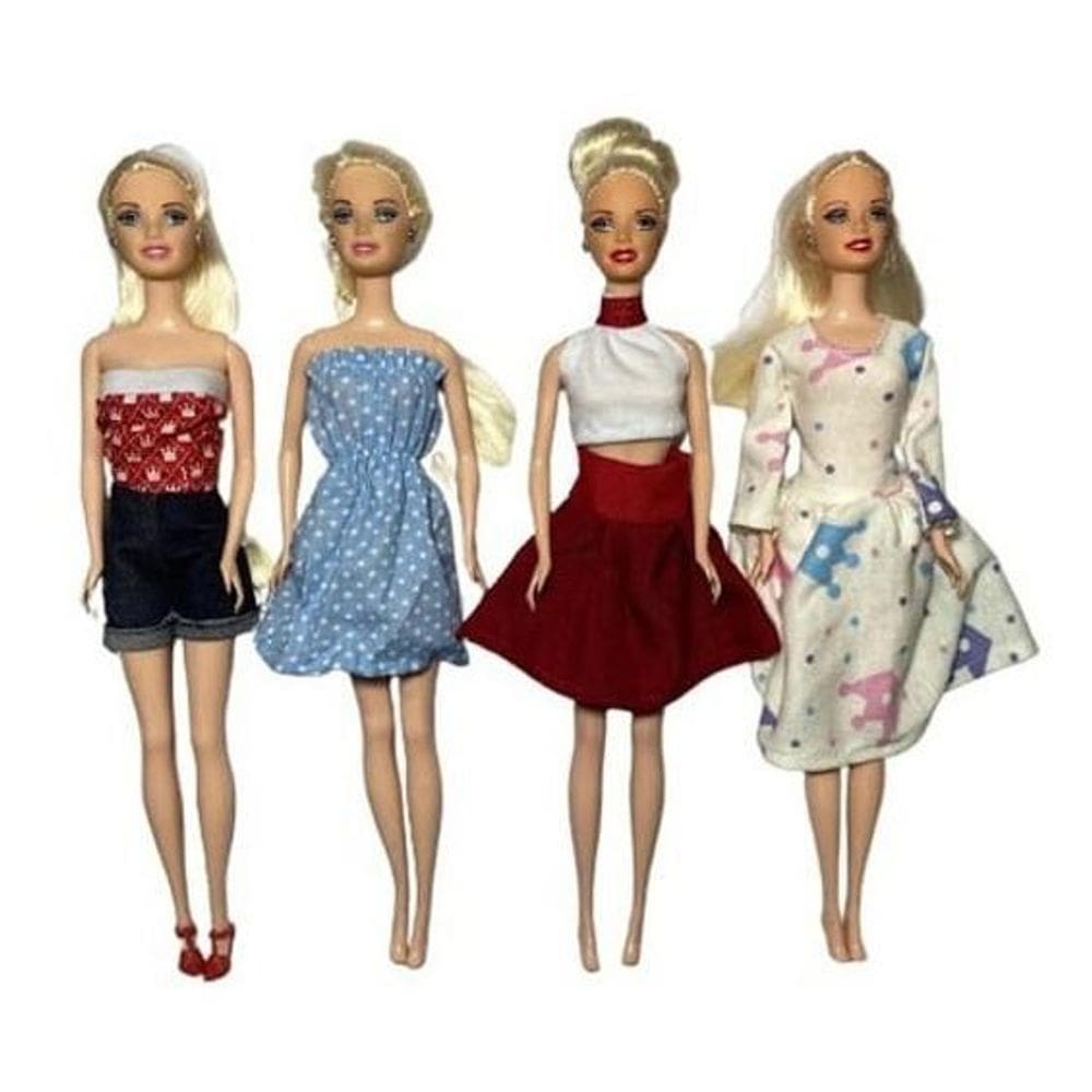 Kit 10 Looks Roupinhas Para Barbie