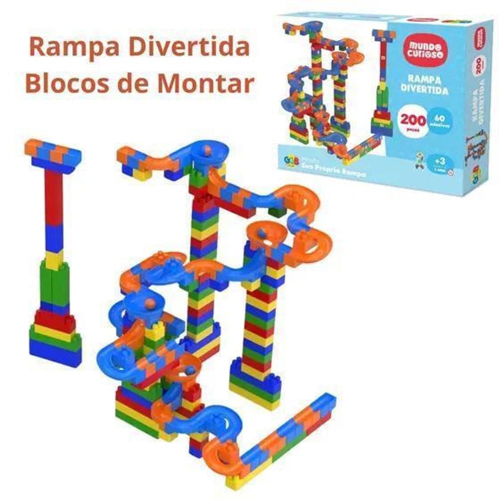 Monte Sua Rampa Divertida 200 Peças Rampa Divertida