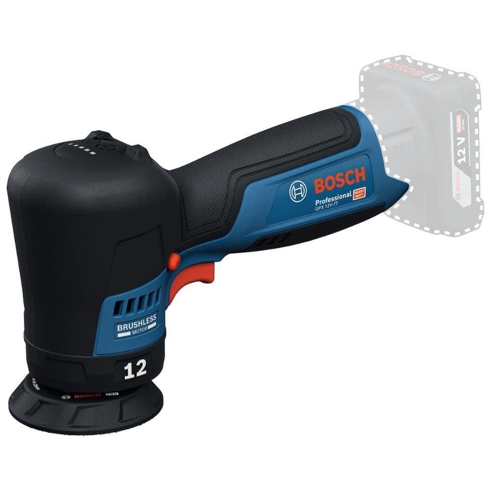 Lixadeira Roto Orbital a Bateria 12V 3 POL sem Bateria e Carregador GEX 12V-77 BOSCH