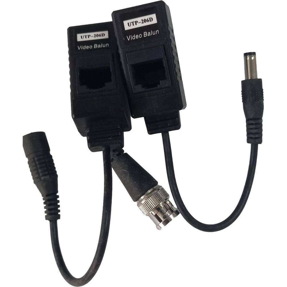 Par Video Balun Cctv Via Cabo