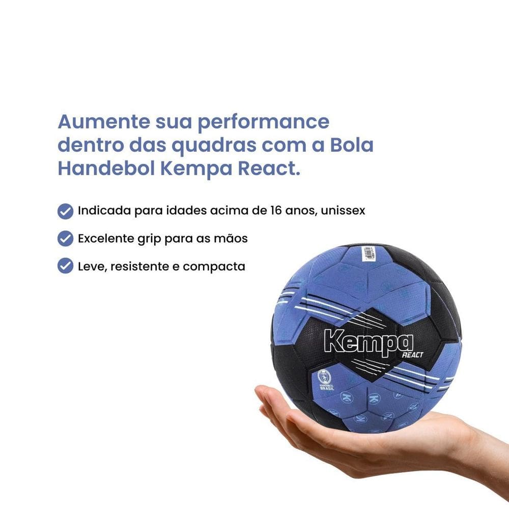 Bola De Handebol Kempa React 3  Com