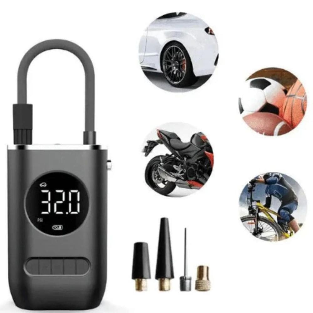 Compressor De Ar Recarregável Para Moto E Carro