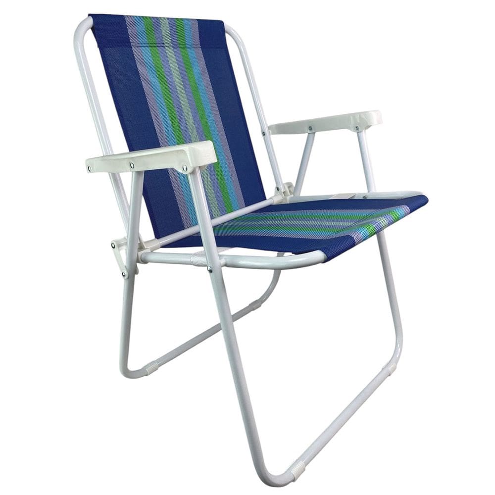 Cadeira de Praia Dobravel Quintal Varanda Piscina Jardim Pesca Lazer Acampamento Camping Ar Livre