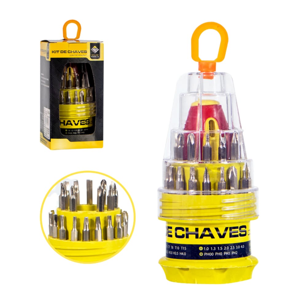 Kit De Chaves 30 Pontas - House Tools