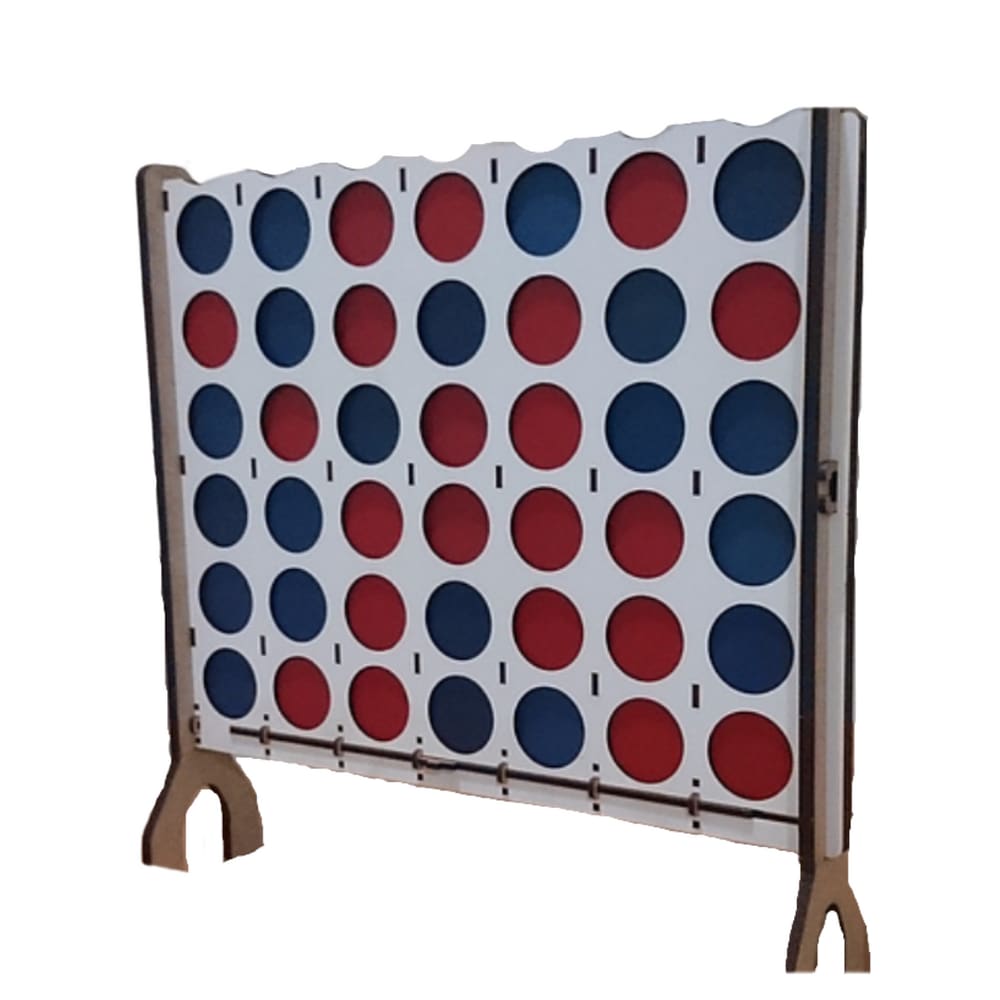 Jogo Educativo Madeira Connect Four - Brinquedista