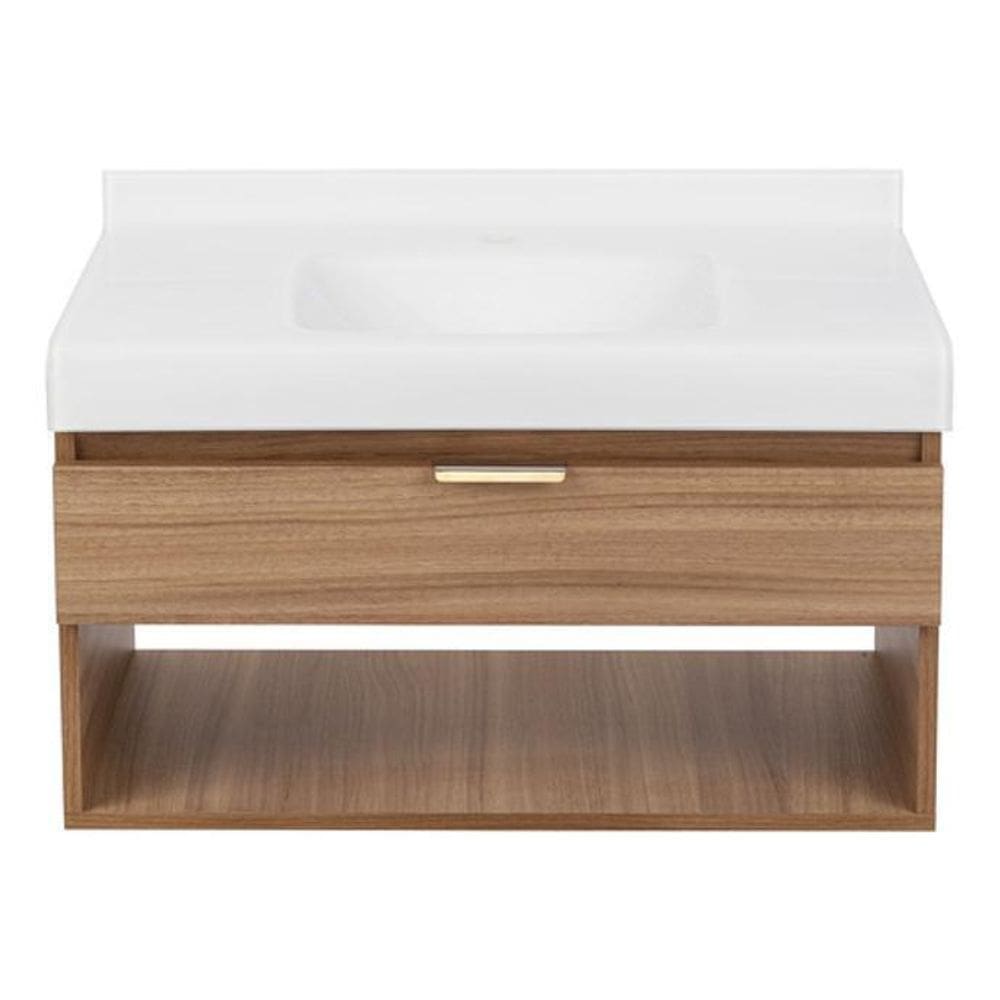 Kit Gabinete Para Banheiro Com Cuba Aurora 70X40X48 Cm