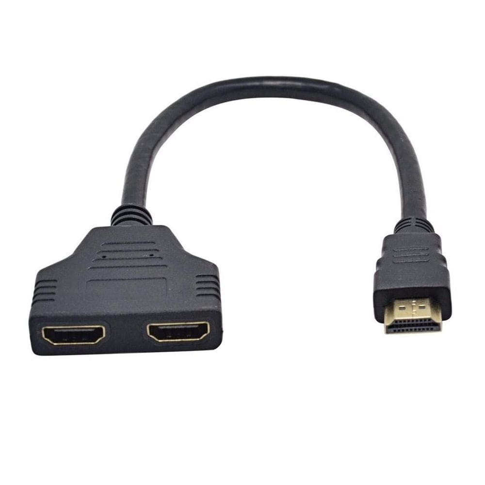 Cabo Hdmi Divisor Duplicador Y 1 Macho Para 2 Fêmea