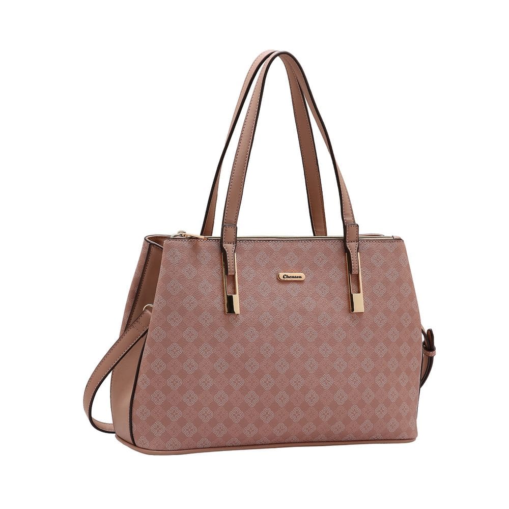 Bolsa Elemento Gráfico Casual - Ombro - Rosê - Chenson 3485285