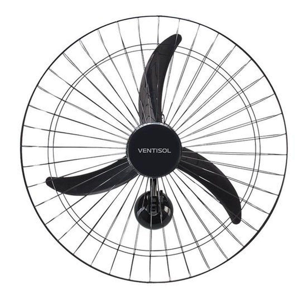Ventisol Ventilador Parede New Premium 60cm Preto 220v