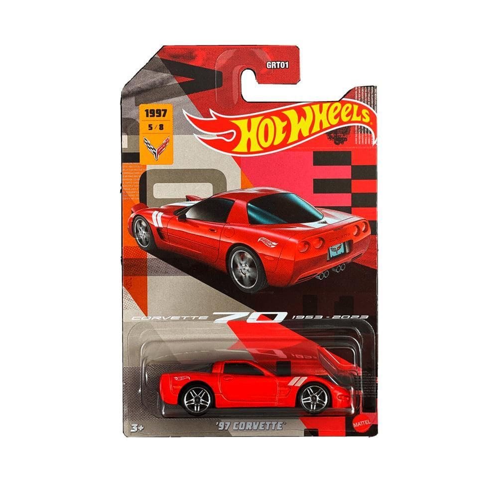 Carrinho Hot Wheels Corvette 70 Anos - 1997 `97 Corvette 5/8