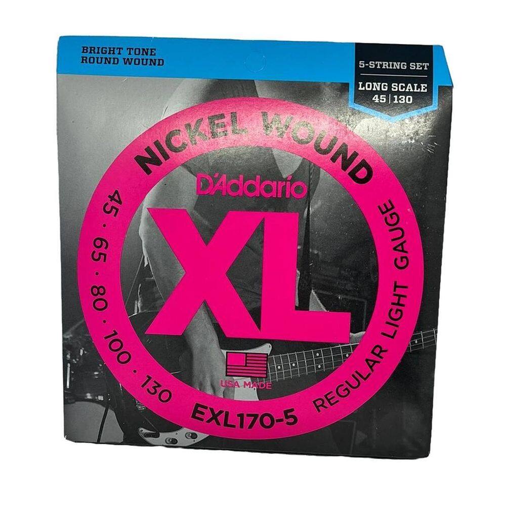 Encordoamento Contrabaixo 5 Cordas 45-30 Exl170-5 Daddario
