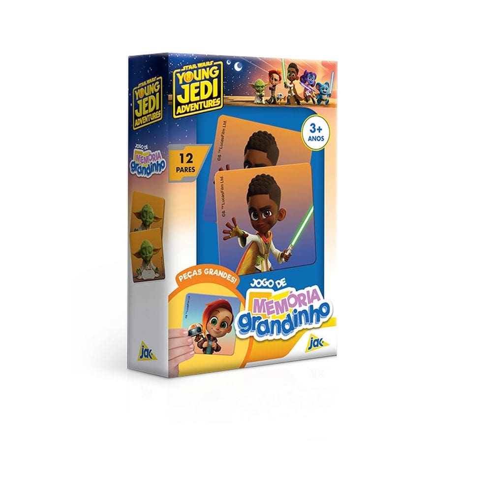 Jogo de Memória Grandinho - Young Jedi Adventures - Toyster