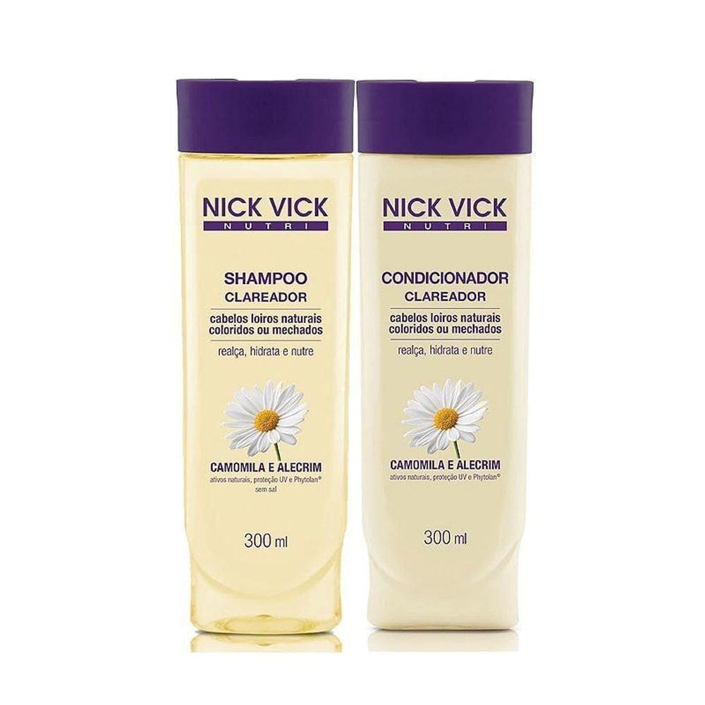 Nick Vick Nutri Clareador Shampoo E Condicionador