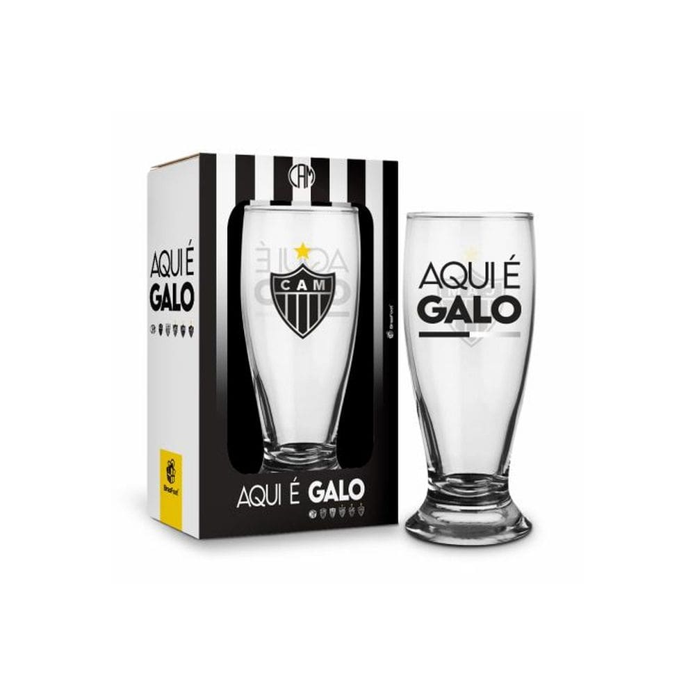 Copo Munich 200ml - Atlético Mineiro - BrasFoot