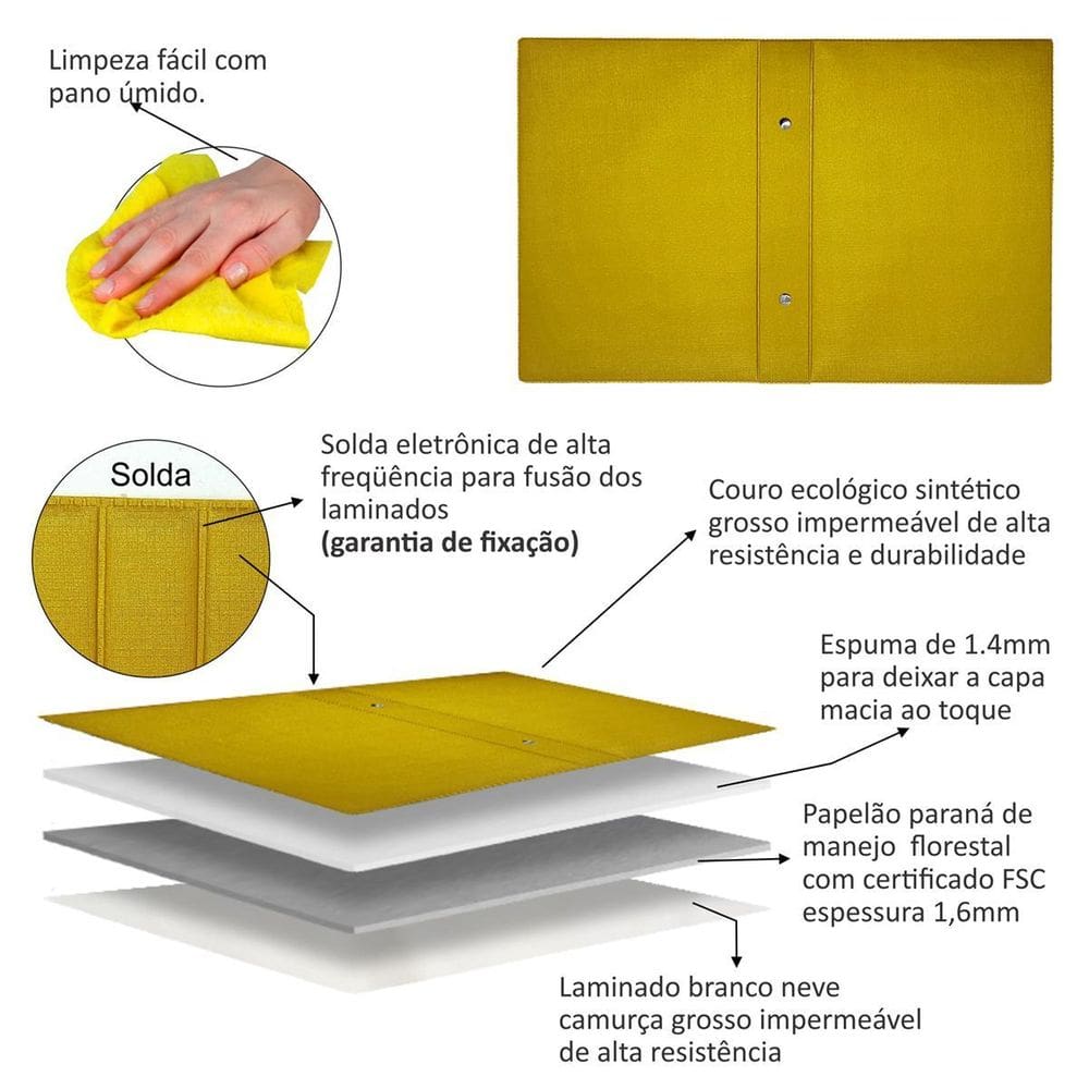 Album De Fotos 15X21/80 Azul Bebê Manta Linda Tipo Tecido