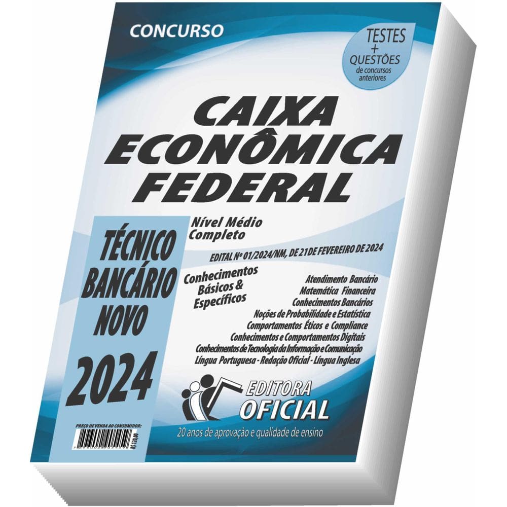 Apostila Caixa Econômica Federal - Técnico Bancário Novo