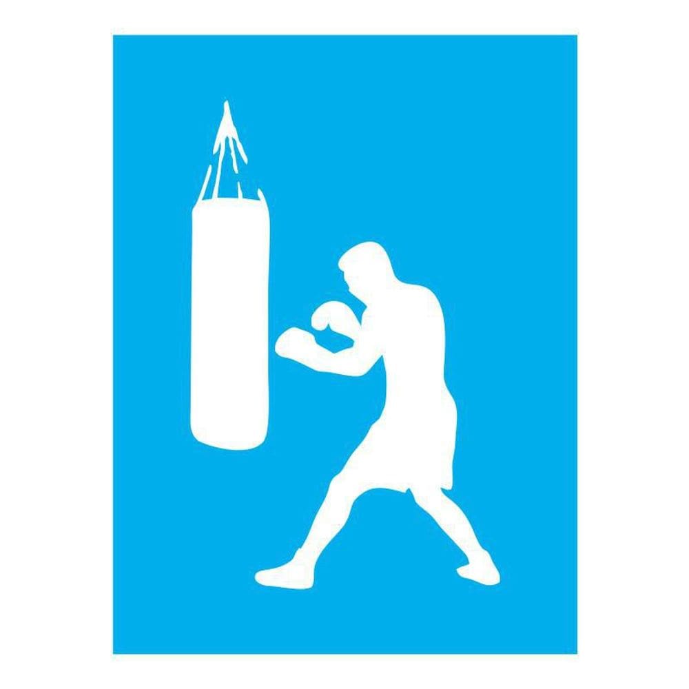 Stencil Tamako Boxe - 15X20Cm - Ref 8828