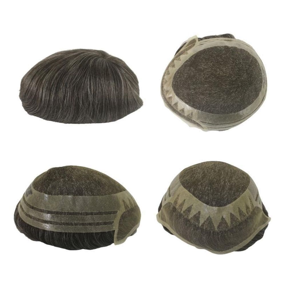 Prótese Capilar Híbrida Mod. André Com Nó 20X25 D= 115%