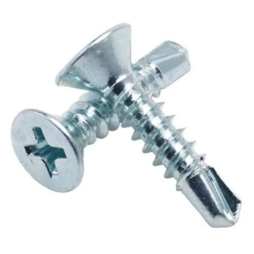 Parafuso Auto Atarraxante Chata Fenda 4,2 X 25 - 500 Peças