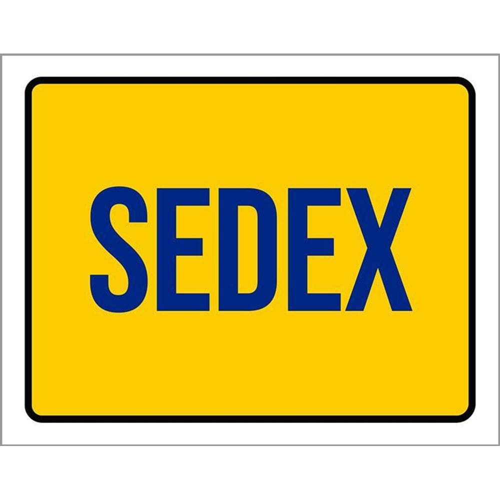 Kit 3 Placas Sinalização  Sedex