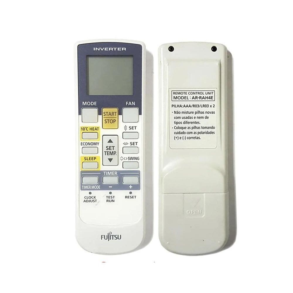 Controle Remoto Ar-Ry21 Ar Split 9314990489 Fujitsu