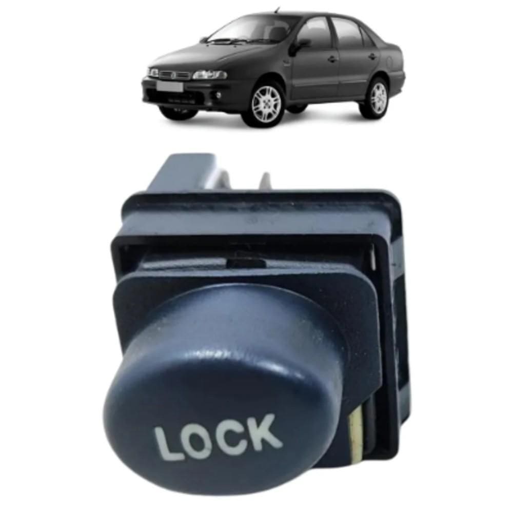 Botão Comando Lock Trava Vidro Fiat Marea Brava 1998 A 2005