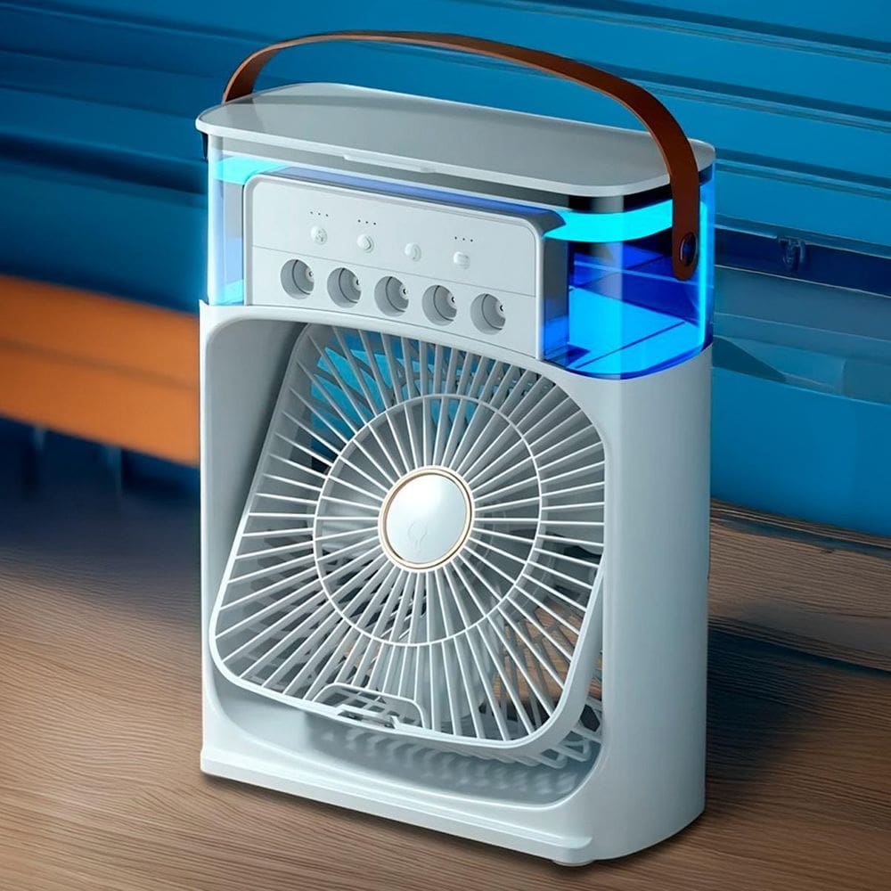 Mini Ventilador Climatizador Portátil Ar Mais Refrescante