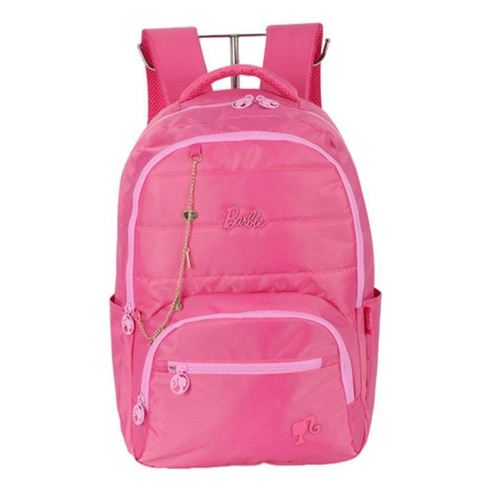 Mochila De Costas Náilon Porta Notebook  Barbie