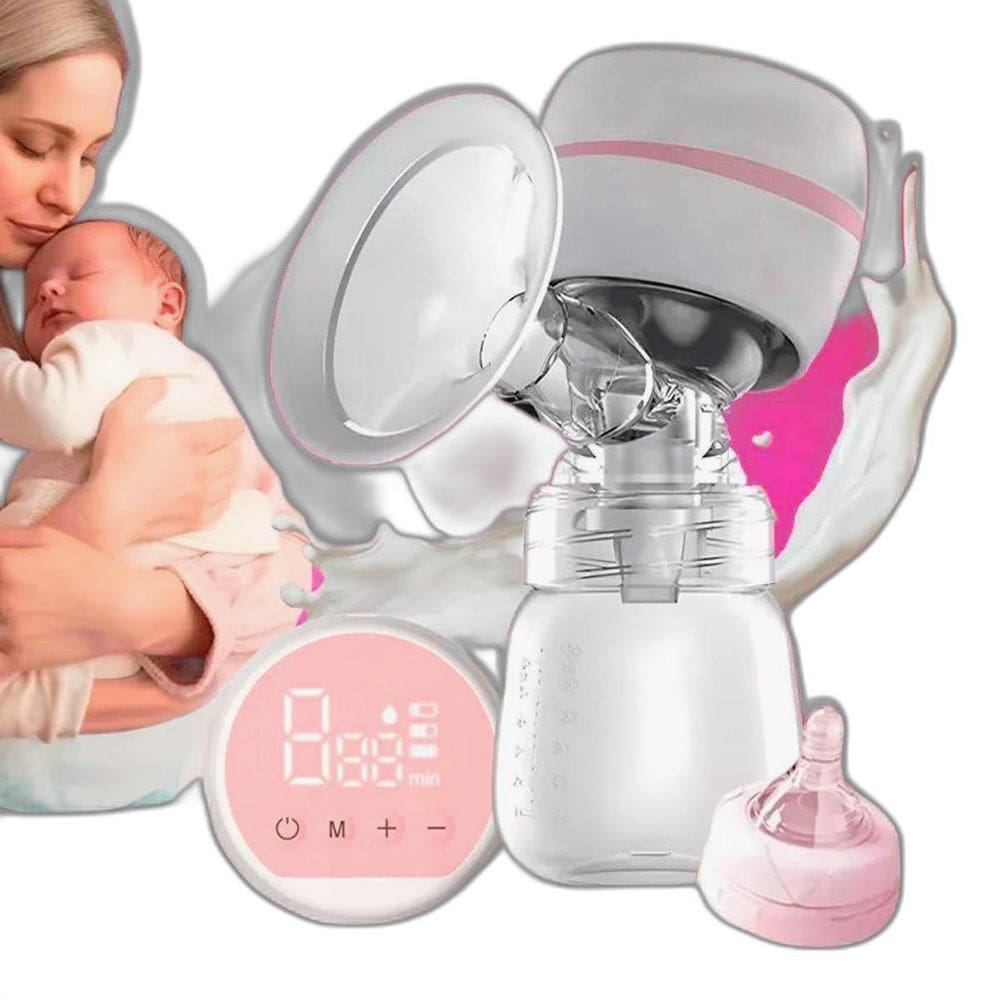 Tira Leite Elétrico Materno Bomba Digital Mamadeira 180Ml