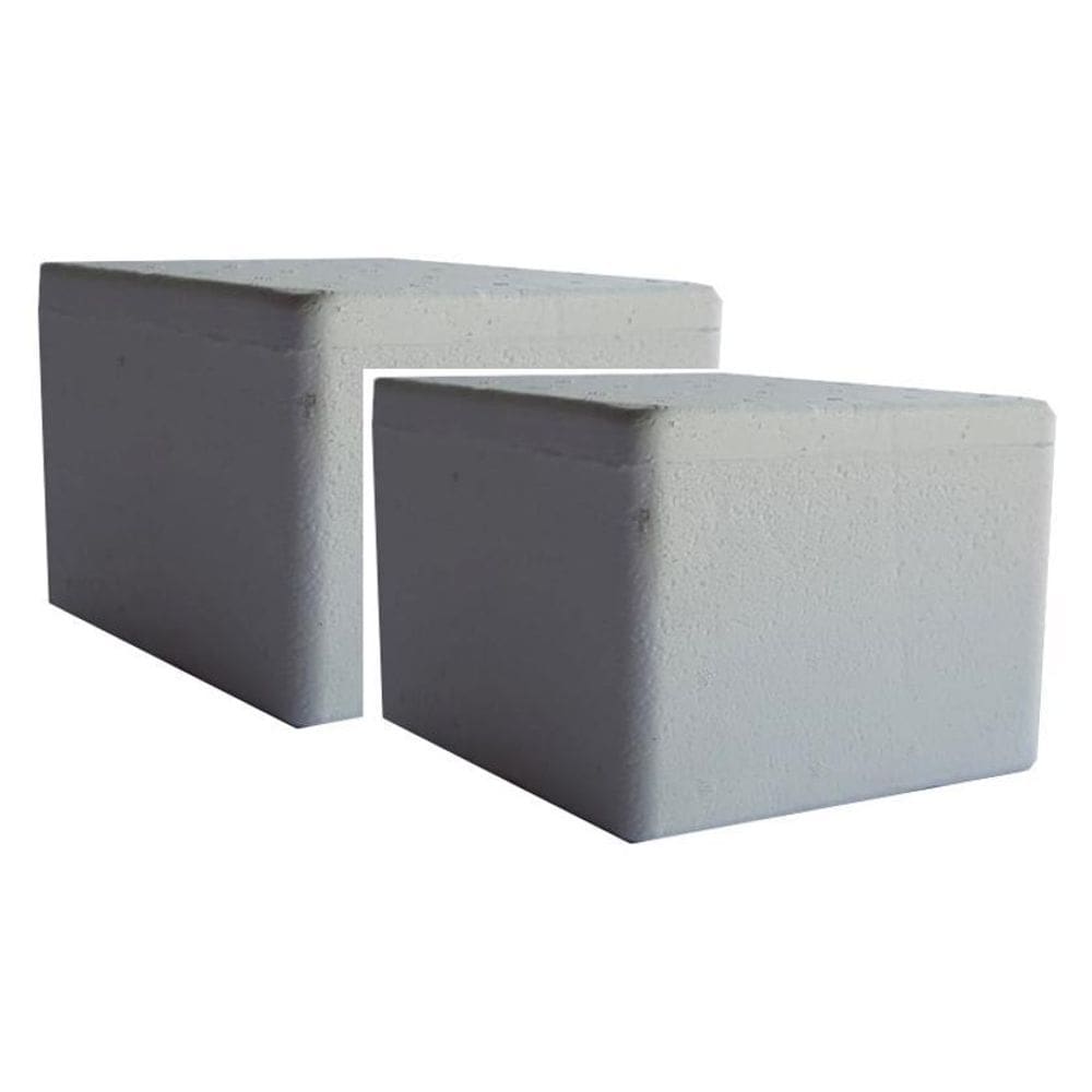Caixa De Isopor Térmica Sorvete Ou Medicamentos 1Kg  2Und