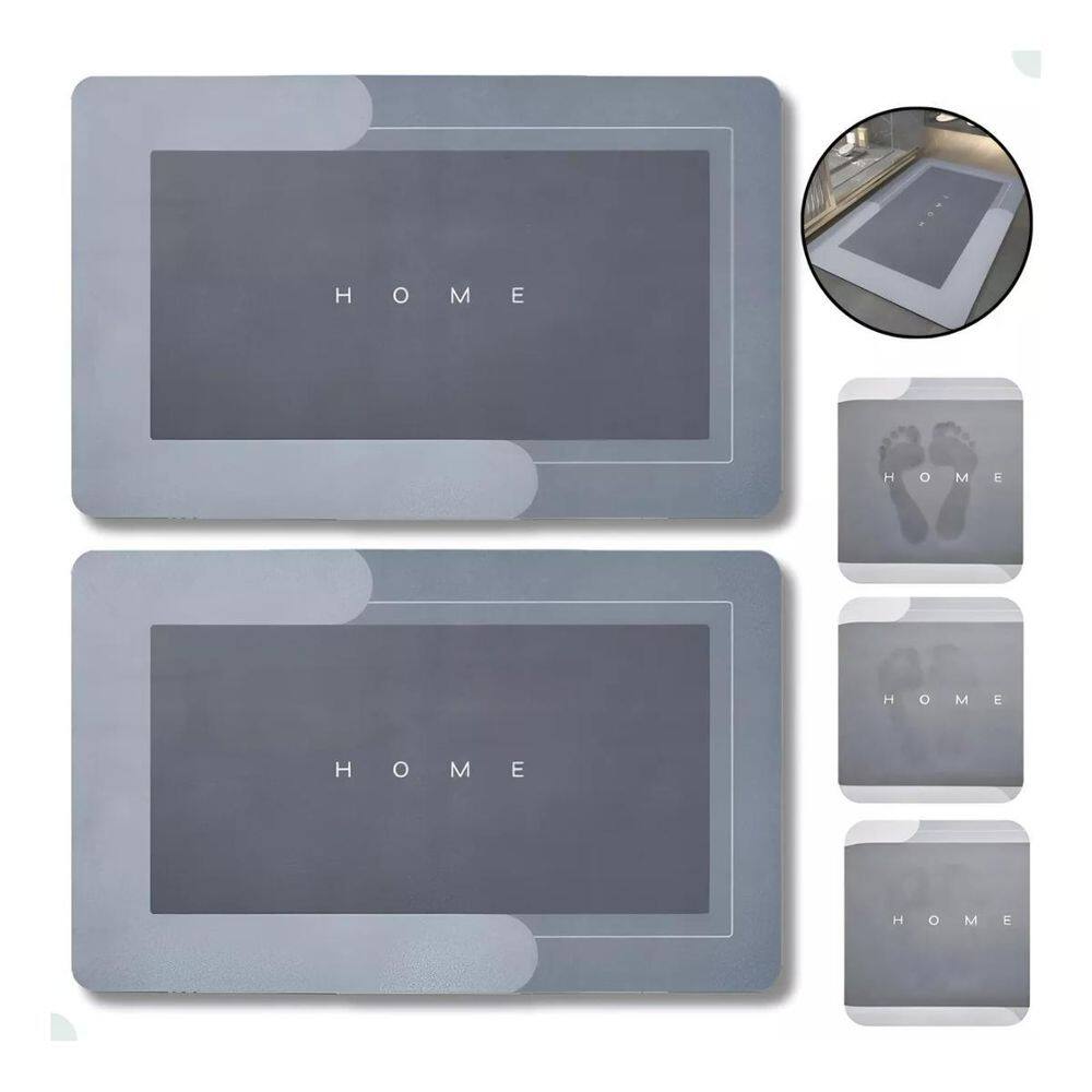 Kit Tapetes Antiaderentes Mágicos Para Banheiro Box