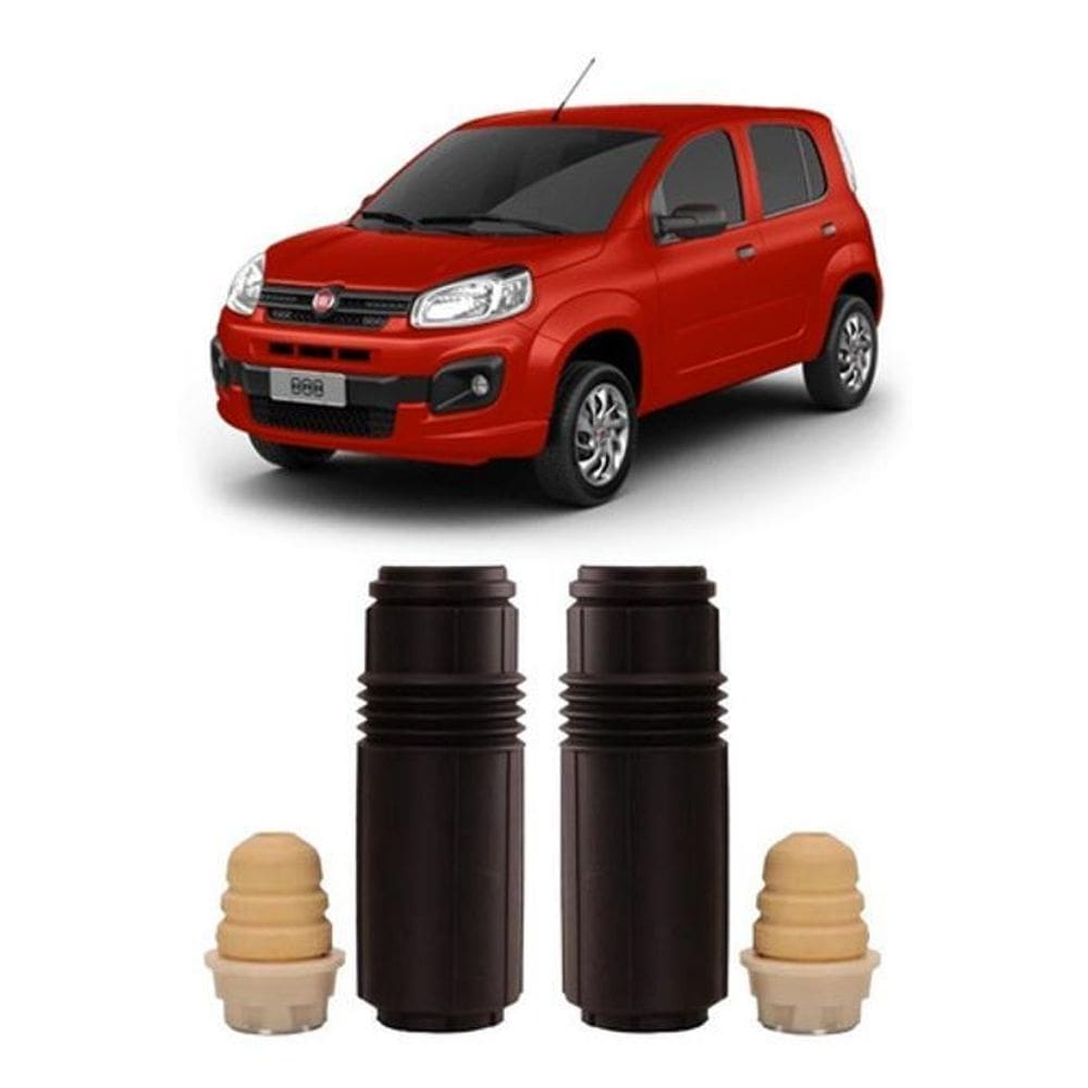 Kit Batente De Amortecedor Traseiro Fiat Uno Way 10 / ...