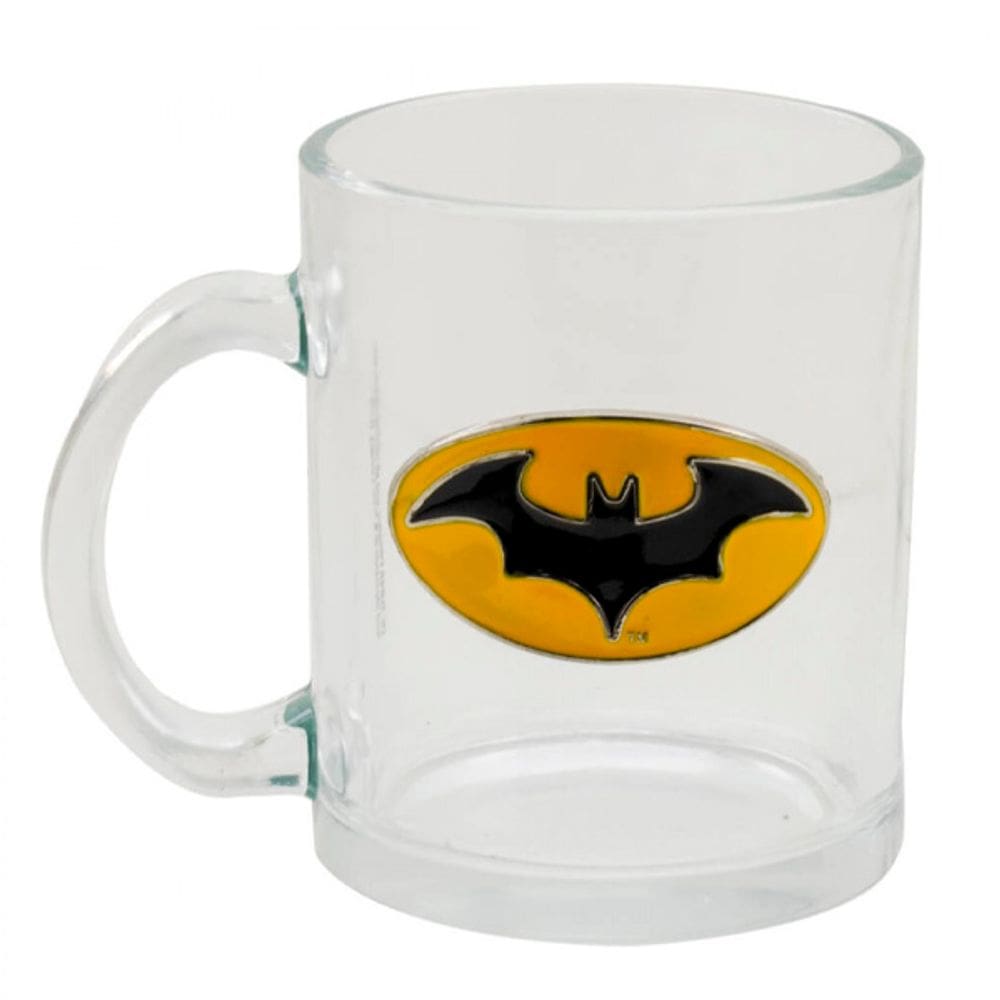 Caneca de Vidro 370ml Brasão Batman - Tasco Inport