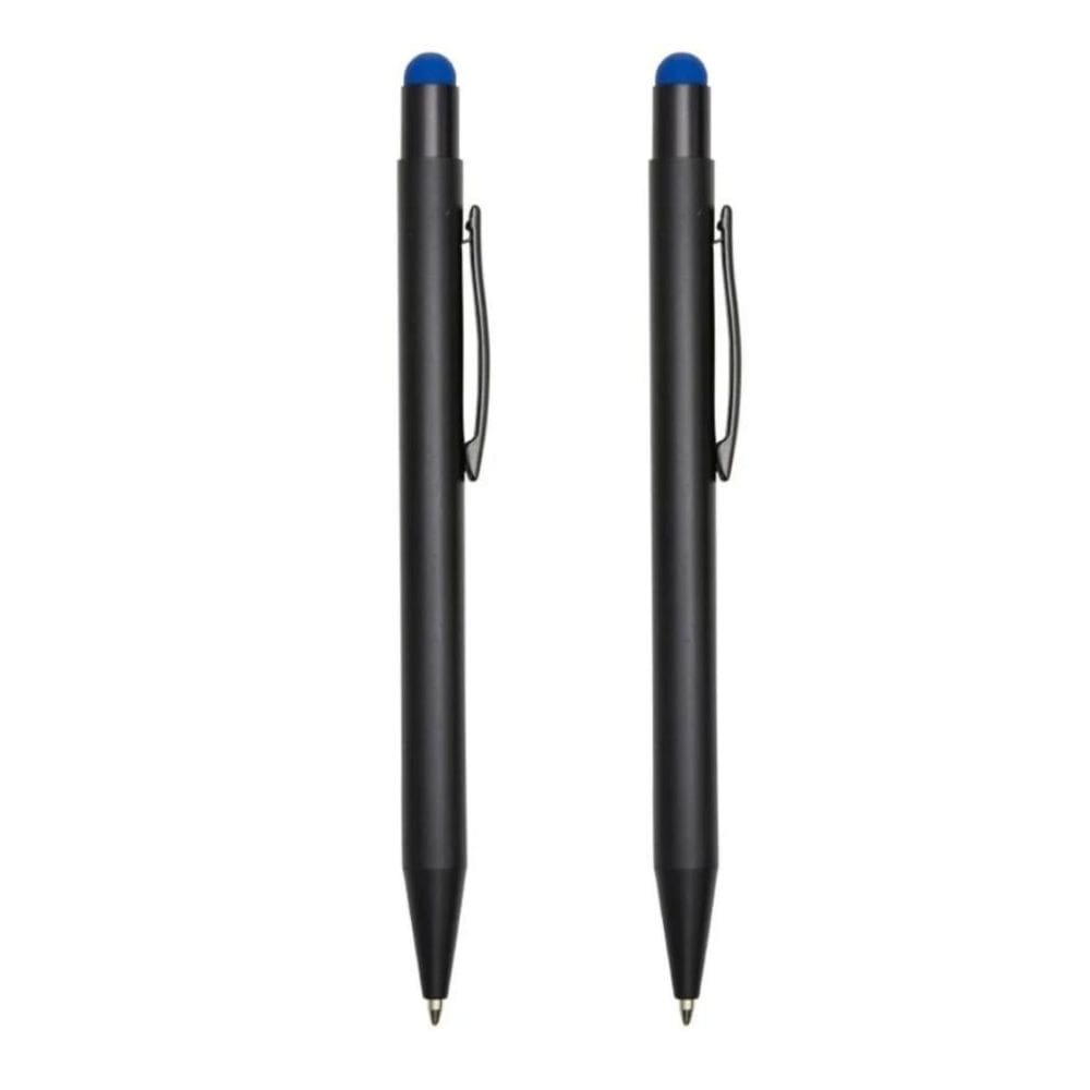 Kit Com 2 Canetas Touch Esferográfica De Luxo - Funcional