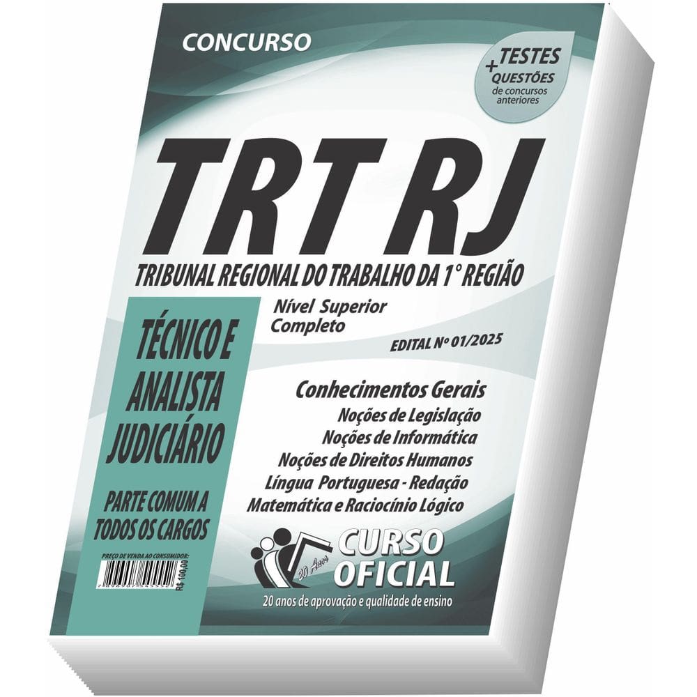 Apostila Trt Rj Técnico E Analista Judiciário - Parte Comum