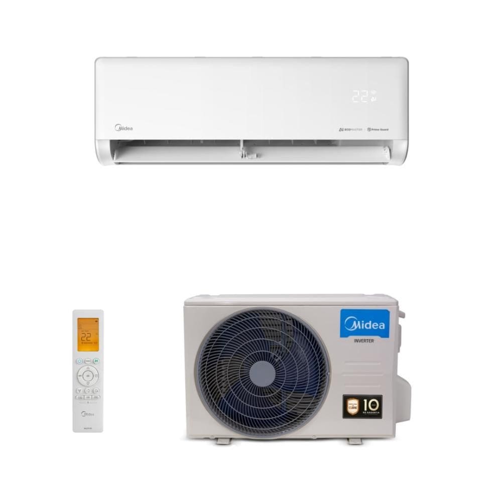 Ar condicionado Inverter Midea AI Ecomaster 24000 Btus Frio 220v Wi-Fi R-32