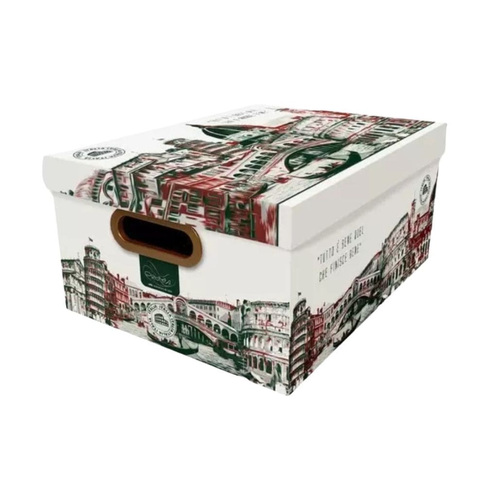 Caixa Organizadora Mundi Itália Média 20,38 Litros - Dello