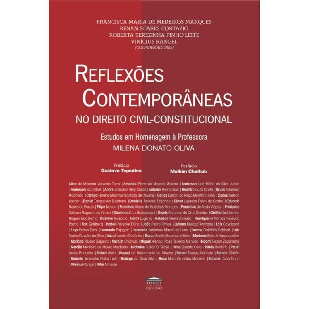 Reflexões Contemporâneas No Direito Civil-Constitucional